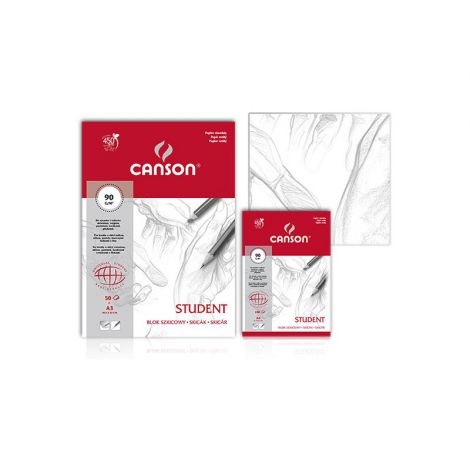 Blok szkicownik Canson Student A3/50/90g - 3
